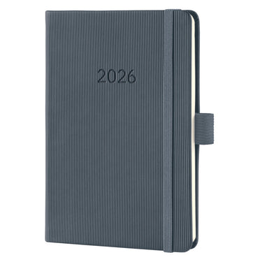 Sigel weekagenda 2026 conceptum - formaat a6 - dark grey - hardcover - si-c2667
