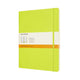 Moleskine classic notitieboek - extra large - softcover - gelinieerd - citroen groen