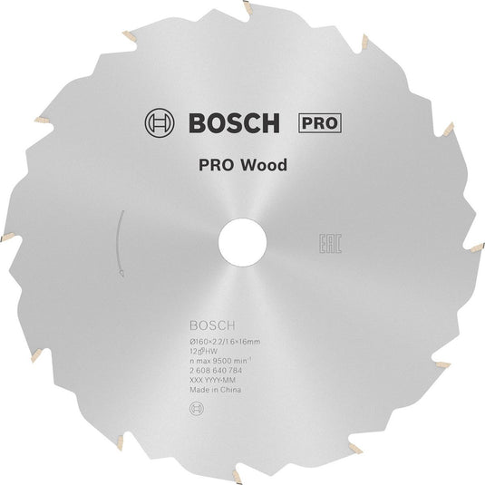 Bosch cirkzb speed 160x16x2,4 12t fz wz