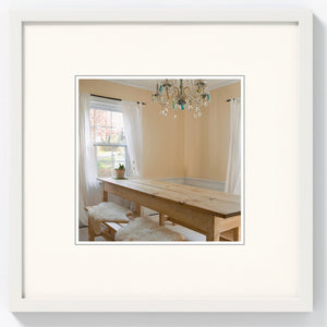 Walther peppers - houten lijst - fotoformaat 30x30 cm - polair wit