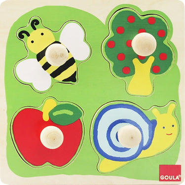 Goula jumbo noppenpuzzel boomgaard - 4st.
