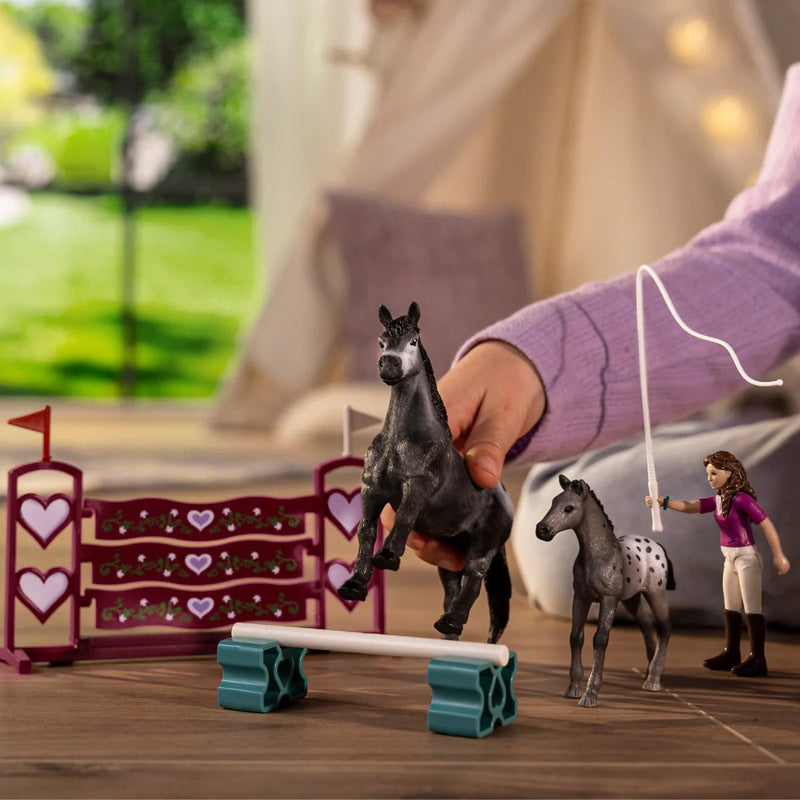Chargez l'image dans la visionneuse de la galerie, Schleich horse club lisa's toernooi training 42776
