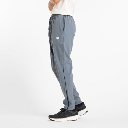 New balance sport woven pant heren sportbroek - graphite