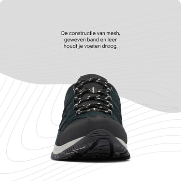 Columbia crestwood waterproof heren wandelschoenen - black