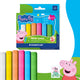Staedtler peppa pig x noris junior stoepkrijt - set 6 st