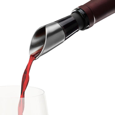 Innovine ™ aerating pour spout in graphite - beluchtende wijnschenktuit