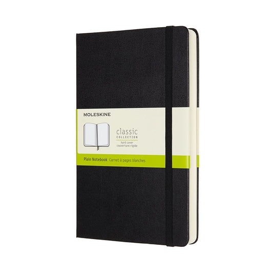 Moleskine classic notitieboek - expanded - large - hardcover - blanco - zwart