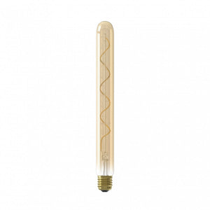 Calex filament buis led lamp - e27 - t32 lichtbron goud - 3.8w - dimbaar