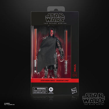 Star wars the black series maul uit : maul - shadow lord-actiefiguur (15 cm)