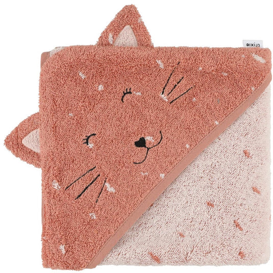 Trixie hooded towel | 75x75cm - mrs. cat