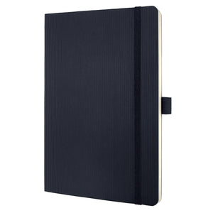Sigel notitieboek - conceptum pure - a5 - zwart - softcover - 194 pagina's - 80 grams - dots - si-co309