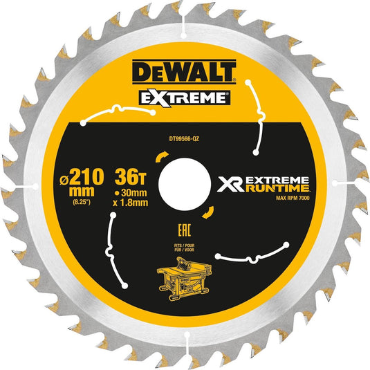 Dewalt dt99566 xr cirkelzaagblad 210x30mm 36t
