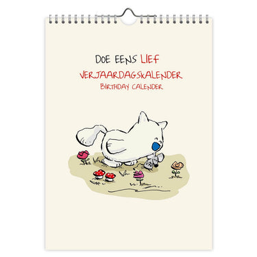 Comello doe eens lief verjaardagskalender - 18x25 cm