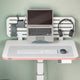 Bureauonderlegger leitz 70 x 36 cm grijs