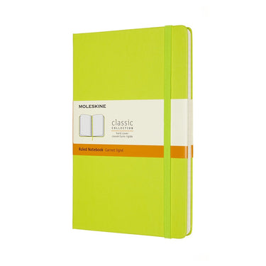 Moleskine classic notitieboek - large - hardcover - gelinieerd - citroen groen