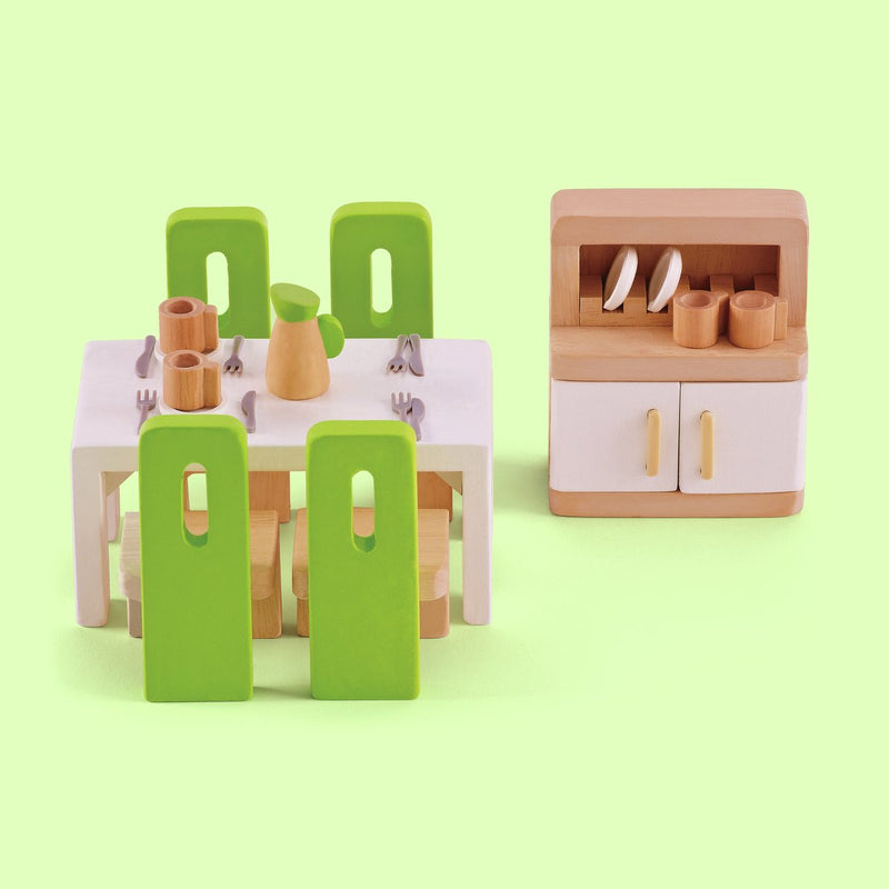 ギャラリービューアに画像をロードする, Hape poppenhuis eetkamer
