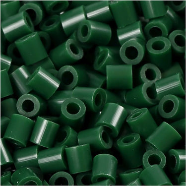 Creotime strijkkralen 5 mm 1100 stuks donker groen