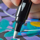 Sharpie acryl marker - permanent, waterdicht, geel (1-4mm)