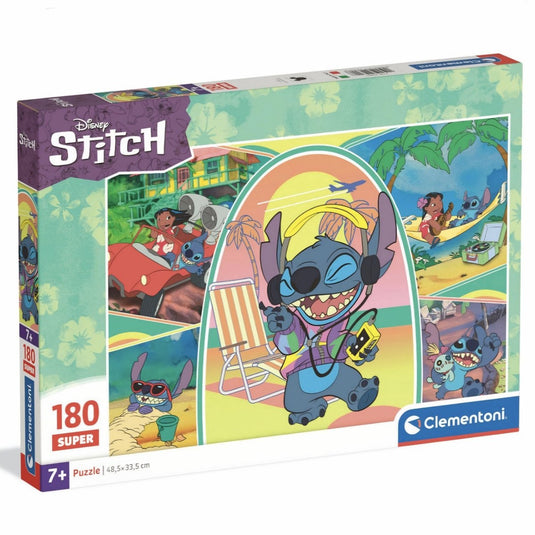 Clementoni - kinderpuzzel - 180 stukjes - super stitch 2025 - puzzel vanaf 7 jaar