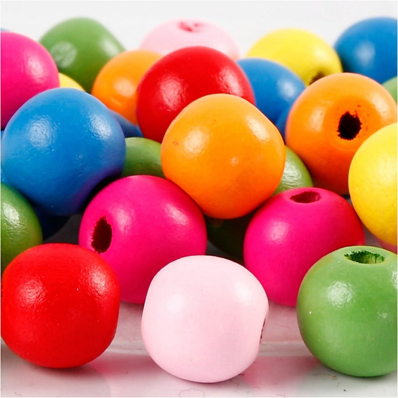 ギャラリービューアに画像をロードする, Creativ company houten kralen mix 12mm, 40st.

