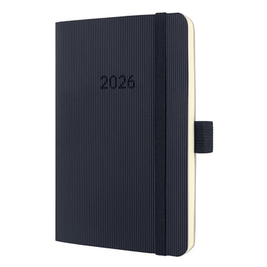 Sigel weekagenda 2026 conceptum - formaat a6 - met extra notitiepagina's - zwart - softcover - si-c2625