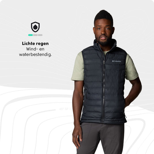 Columbia powder lite™ ii vest men's outdoorbodywarmer - black - maat l