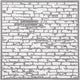 Creativ company sjabloon stenen muur 30,5cm