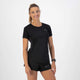 Rogelli core dames hardloopshirt - korte mouw - zwart