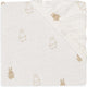 Jollein x nijntje - hoeslaken jersey 60x120cm - wieg, ledikant, babybed - happy miffy - nougat