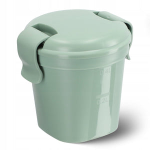 Curver smart to go eco - voedselbeker - 0,4l - hermetisch - groen