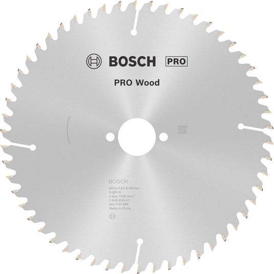 Bosch pro wood cirkelzaagblad 216 x 2,6 x 30 mm - 2608838411