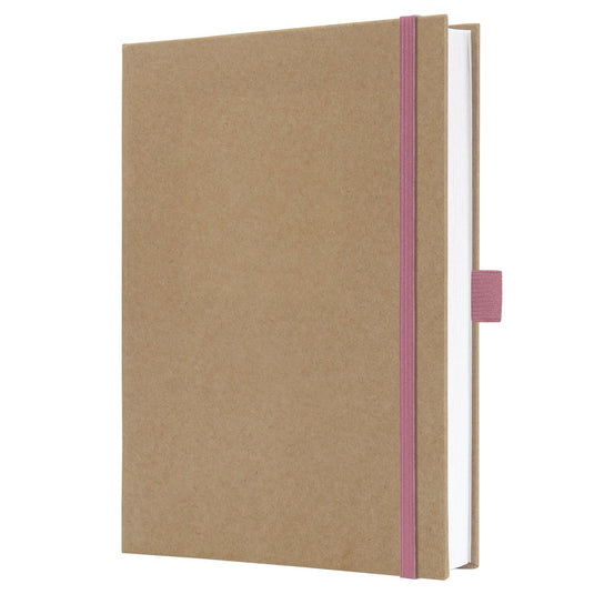 Sigel jolie notitieboek - a5 - kraft - pure pink - blanco pagina's - si-jn843