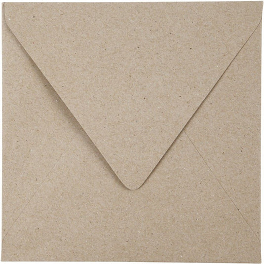 Creativ company recyclede enveloppen 50 stuks 16x16cm