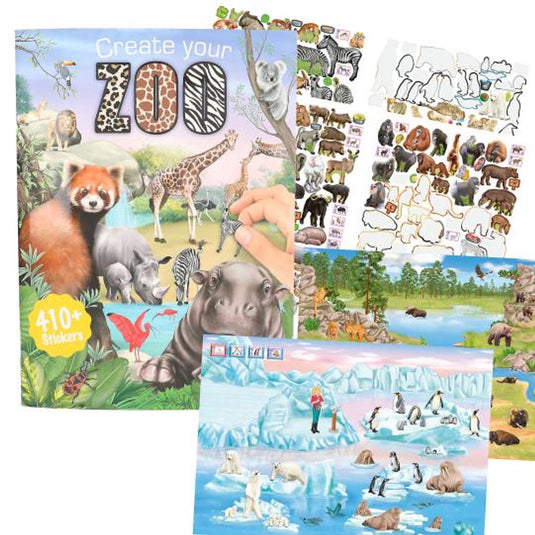 Depesche - create your zoo stickerboek