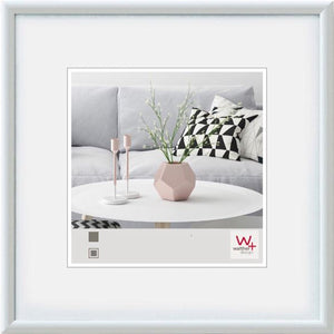 Walther galeria - kunststof lijst - fotoformaat 40x40 cm - wit