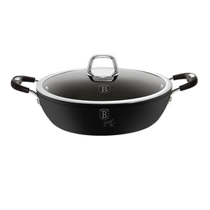 Berlingerhaus berlinger haus - 6125 - ondiepe braadpan - 28cm - zwart - professioneel