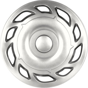 wieldoppen Tino 12 inch ABS zilver set van 4