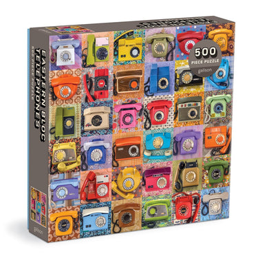 Eastern bloc telephones 500 piece puzzle