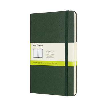 Moleskine classic notitieboek - large - hardcover - blanco - mirte groen
