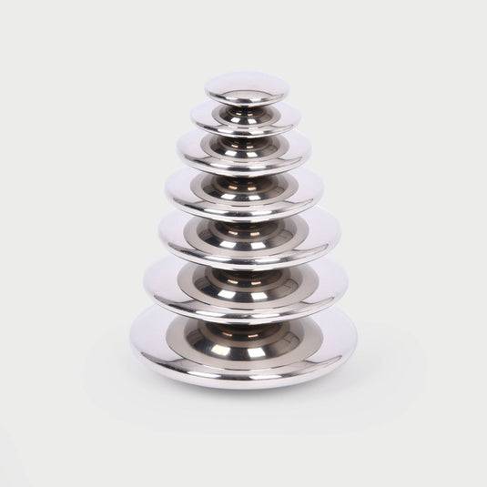 Tickit® sensorische reflecterende zilveren knoppen