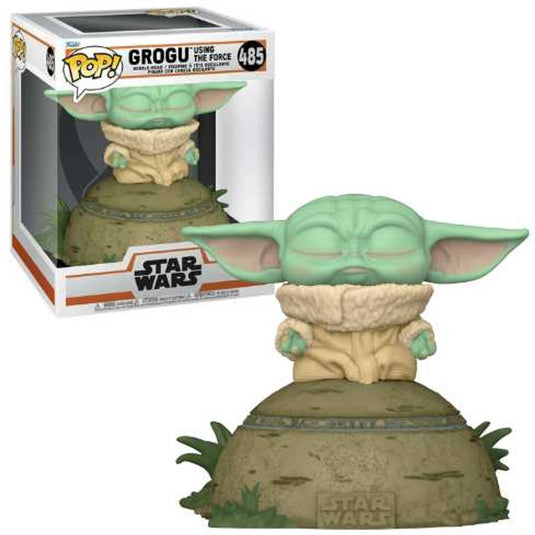 Funko pop deluxe: mandalorian - the child using the force - pop