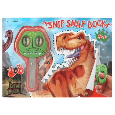 Depesche - dino world snip snap book - knutselboek