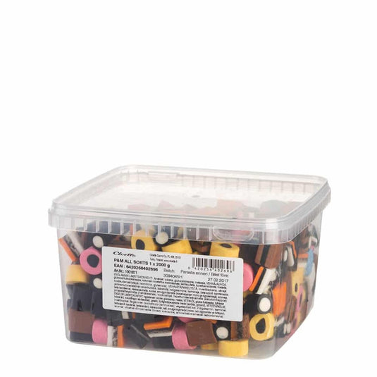 Cloetta engelse drop - 1 x 2 kilo