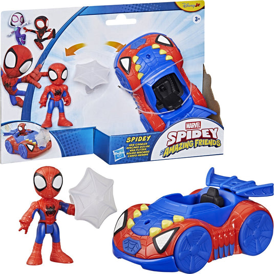 Marvel spidey met spidey web crawler speelgoedauto
