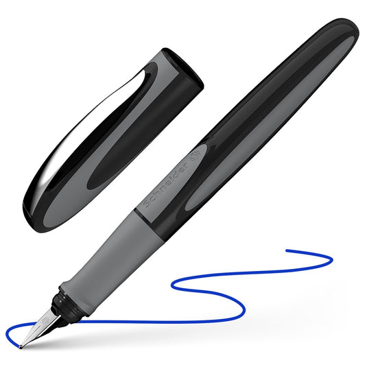 Schneider schrijfwaren schneider vulpen - ray - penpunt m - onyx - rechtshandig - s-168207