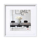 Walther steel style - kunststof lijst - fotoformaat 20x20 cm - wit