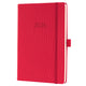 Sigel weekagenda 2026 conceptum - formaat a5 - rood - hardcover - si-c2664