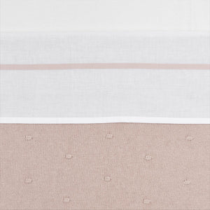 Meyco baby bies ledikant laken - soft pink - 100x150cm - 0.3 tog