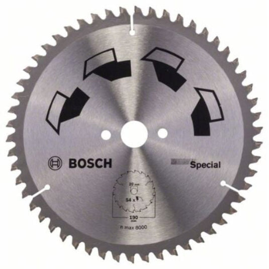 Bosch - cirkelzaagblad special -190 x 20 x 2,5 mm - 54