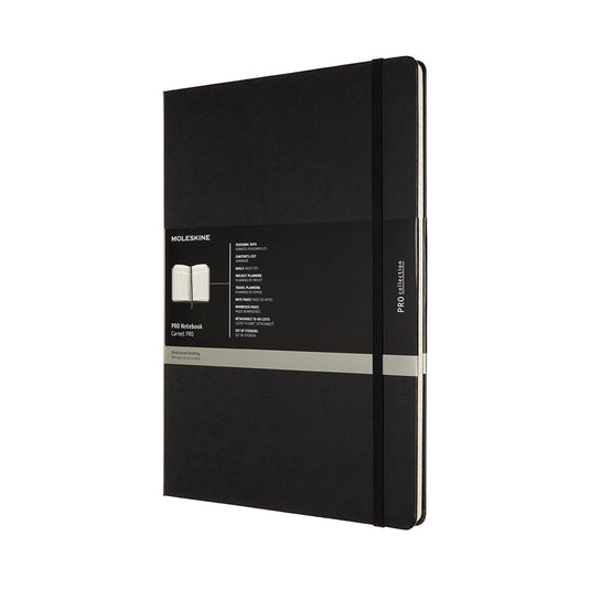 Moleskine professional notitieboek - a4 - hardcover - zwart